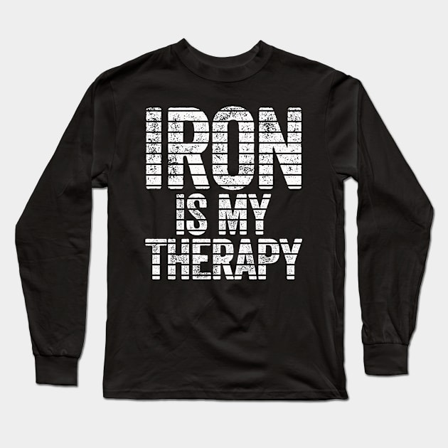 Bodybuilding Workout Fitness Long Sleeve T-Shirt by CreativeGiftShop